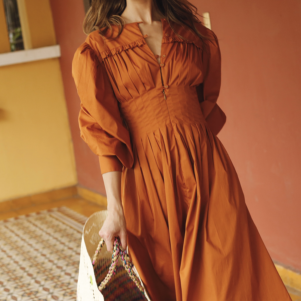 Vanila Mustard dress